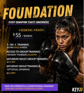 FOUNDATION: 4 SESSIONS/ MONTH