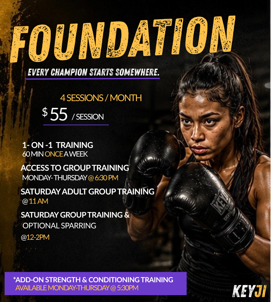 FOUNDATION: 4 SESSIONS/ MONTH
